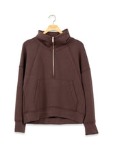 Load image into Gallery viewer, Simply Southern Half Zip Mock Neck Pullover
