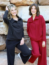 Load image into Gallery viewer, Simply Southern Ribbed Knit Pullover--Red
