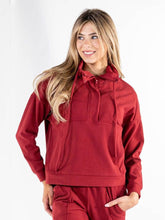 Load image into Gallery viewer, Simply Southern Ribbed Knit Pullover--Red
