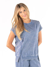 Load image into Gallery viewer, Simply Southern Modal Mineral Wash Top--Blue
