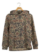 Load image into Gallery viewer, Men's &amp; Youth Thermal Waffle Weave Hoodie--Dark Camo Print
