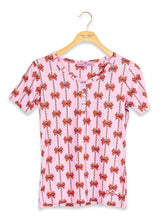 Load image into Gallery viewer, Simply Southern Holiday Lily Pajama/PJ/Lounge Set--Bow
