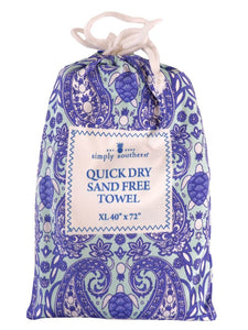 Simply Southern Quick Dry Reversible Beach Towel