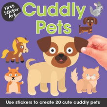 Load image into Gallery viewer, First Sticker Art: Cuddly Pets (190 Stickers!) Book
