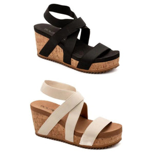 Corky's Quirky Strappy Wedge