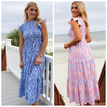 Load image into Gallery viewer, Simply Southern Smocked Midi Dress
