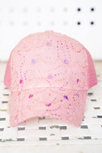 Load image into Gallery viewer, Shine On Pink Mesh Cap
