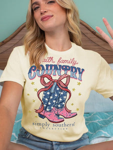 Simply Southern Short Sleeve Tee--Country-Wisp