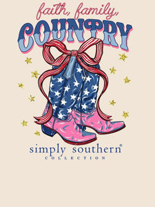 Simply Southern Short Sleeve Tee--Country-Wisp