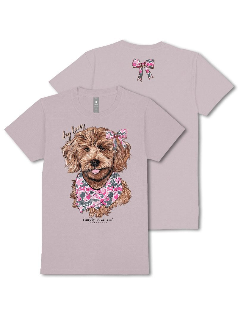 Simply Southern Short Sleee Tee--Dogcamo--Driftwood