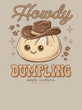 Load image into Gallery viewer, Simply Southern Short Sleeve Tee--Dumplings--Clay
