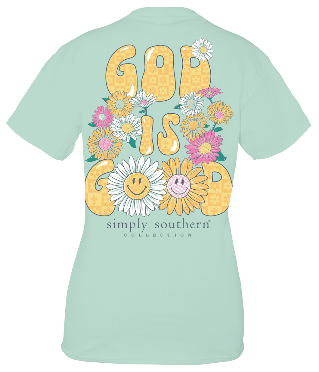 Simply Southern Short Sleeve Tee--Good--Chinchilla