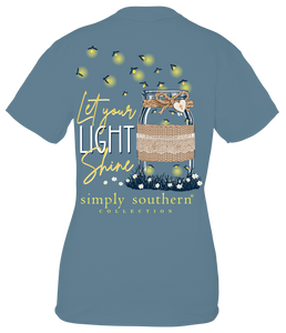 Simply Southern Short Sleeve Tee--Light--Comet