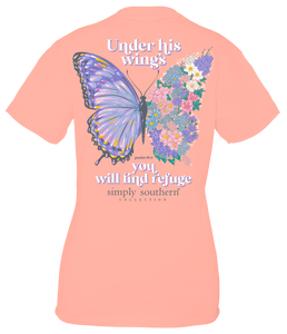 Simply Southern Short Sleeve Tee--Wing--Cocktail