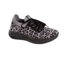 Load image into Gallery viewer, Simply Southern Sneakers--Black Leo- Tan Leo
