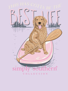Simply Southern Short Sleeve Tee - Best Life - Aster