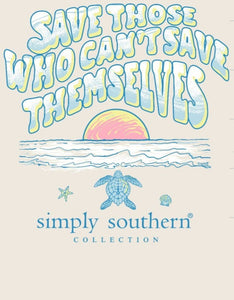 Simply Southern Short Sleeve Tee-Sunset-Wisp-Tracker