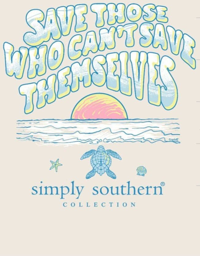 Simply Southern Short Sleeve Tee-Sunset-Wisp-Tracker