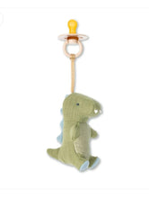 Load image into Gallery viewer, Itzy Ritzy Bitzy Pal  Natural Rubber Pacifier &amp; Lovey - Dino
