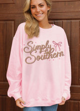 Load image into Gallery viewer, Simply Southern Sweatshirt - Logo- TuTu
