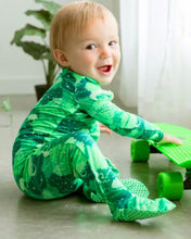 Load image into Gallery viewer, Boys Camo Chameleon Bamboo Viscose Long Sleeve Pajama Set
