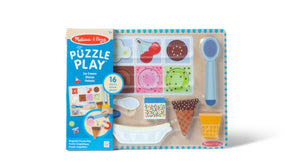 Wooden Magnetic Ice Cream Puzzle & Play Set - 16 Pieces