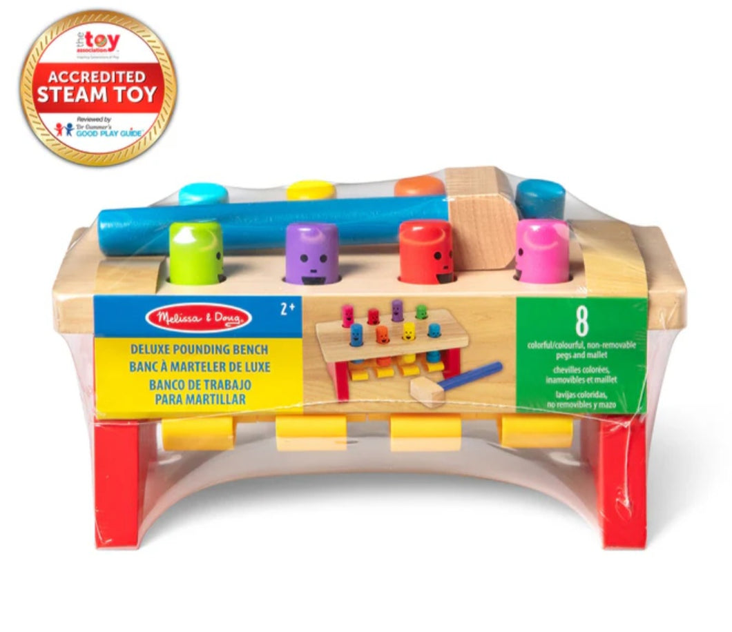 Melissa & Doug Deluxe Pounding Bench