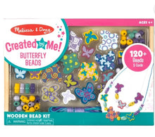 Load image into Gallery viewer, Melissa &amp; Doug Created by Me! Butterfly Beads Wooden Bead Kit
