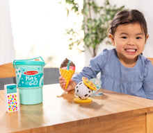 Load image into Gallery viewer, Melissa &amp; Doug Play to Go Ice Cream Play Set
