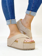 Load image into Gallery viewer, Don’t Cross Me Faux Suede by Corkys
