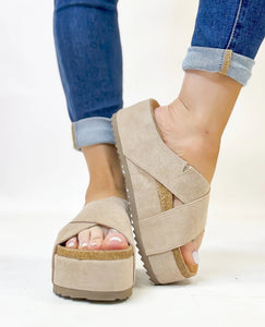 Don’t Cross Me Faux Suede by Corkys