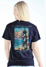 Load image into Gallery viewer, Simply Southern Short Sleeve Tee  - Light - Navy
