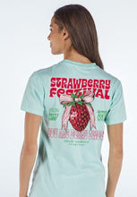 Load image into Gallery viewer, Simply Southern Short Sleeve Tee-Strawberry-Mint
