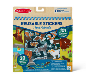 Melissa and Doug-National Parks Reusable Stickers - Park Animals (5 Scenes, 121 Stickers)