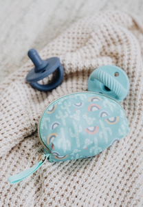 Itzy Ritzy- Everything Pouch For Pacifiers, Coins & Ear Buds (cactus)
