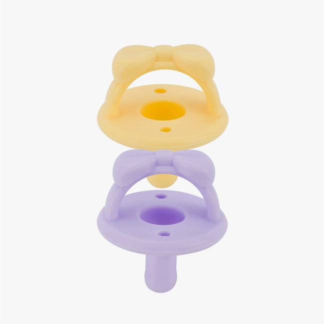 Itzy Ritzy-Sweetie Soother™ Pacifier Sets (2-pack)  Daffodil + Purple Diamond