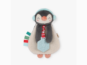 Itzy Ritzy- Holiday Itzy Lovey™ Plush + Teether Toy (Penguin)