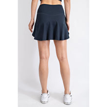 Load image into Gallery viewer, Rae Mode--Butter V Shaped High-Waist Skort--Black
