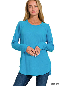 Melage Baby Waffle Long Sleeve Top