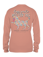 Load image into Gallery viewer, Simply Southern Long Sleeve Tee--Smile--Cafe
