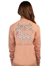 Load image into Gallery viewer, Simply Southern Long Sleeve Tee--Smile--Cafe
