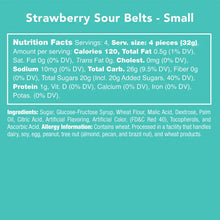 Load image into Gallery viewer, Candy Club--Strawberry Sour Belt Candies
