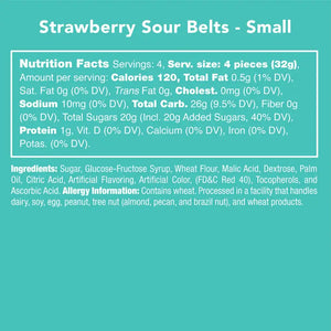 Candy Club--Strawberry Sour Belt Candies
