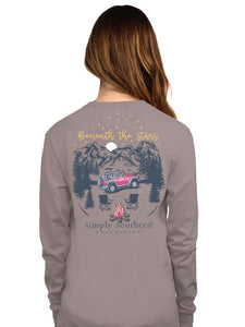 Simply Southern Long Sleeve Tee--Stars--Tin