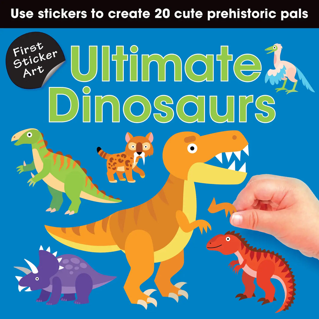 First Sticker Art: Ultimate Dinosaurs  Book