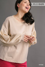 Load image into Gallery viewer, Umgee Basic Long Sleeve Top--Stone
