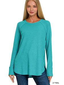 Melage Baby Waffle Long Sleeve Top