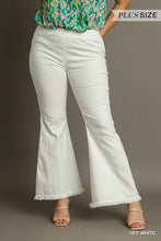 Load image into Gallery viewer, Umgee Wide Leg Stretch Pants With Frayed Hem
