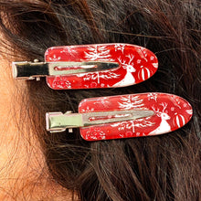 Load image into Gallery viewer, Simply Southern Holiday Pattern Creaseless Clips
