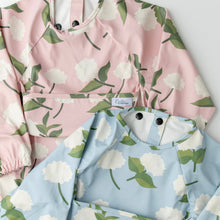 Load image into Gallery viewer, The Grayson Long Sleeve Bib - Hydrangeas

